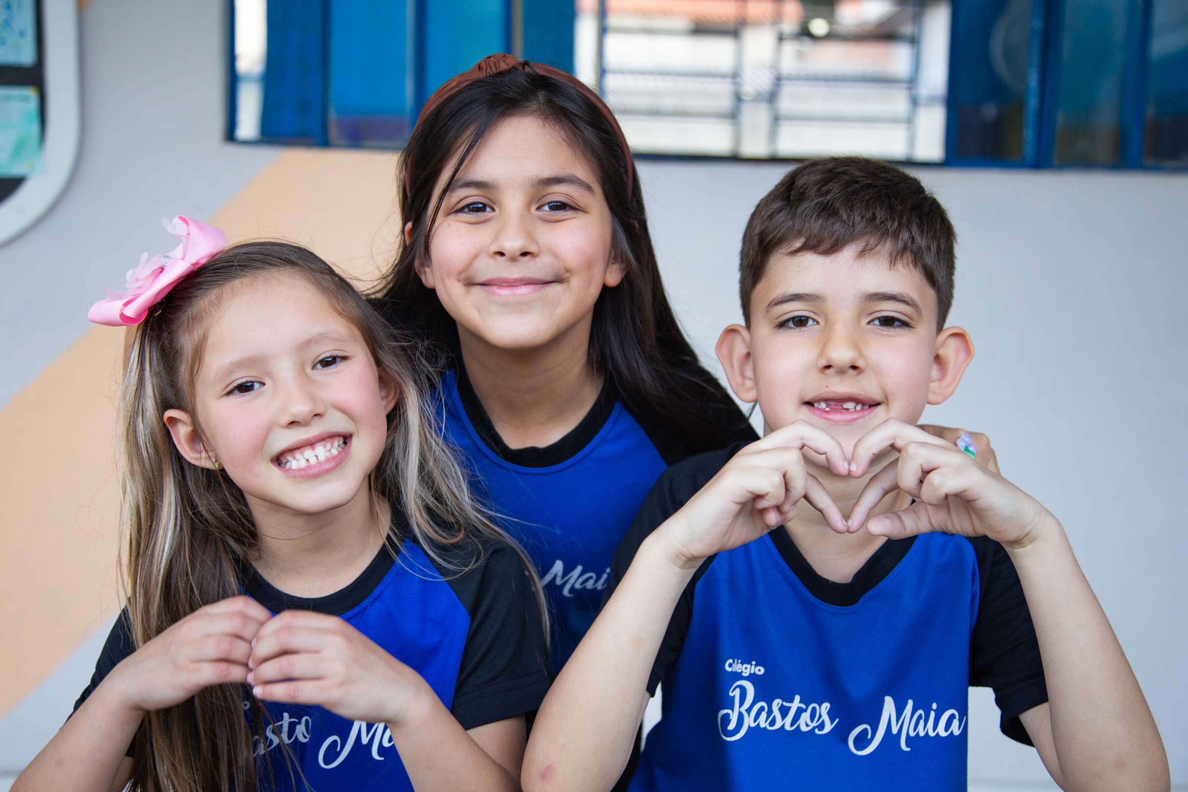 Alunos sorrindo - Escola Bem Melhor